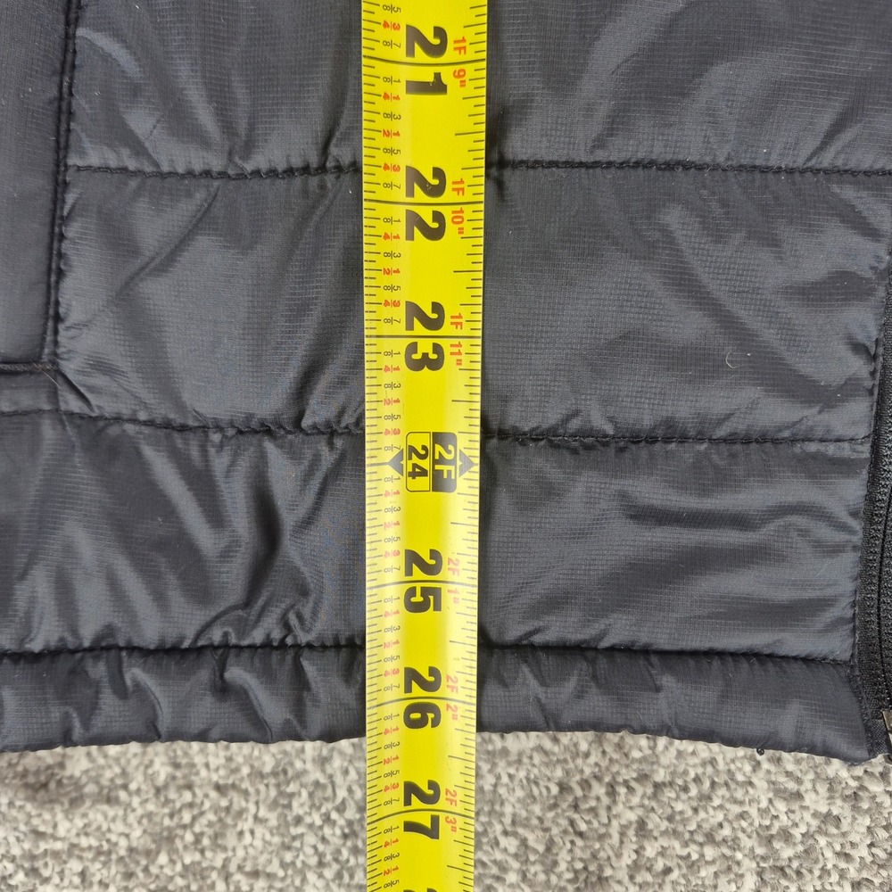 Columbia Omni-Heat Puffer Vest Mens Small Black Insulated Full Zip - Picture 7 of 8